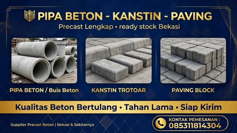 UDITCH BEKASI - Beton Pracetak