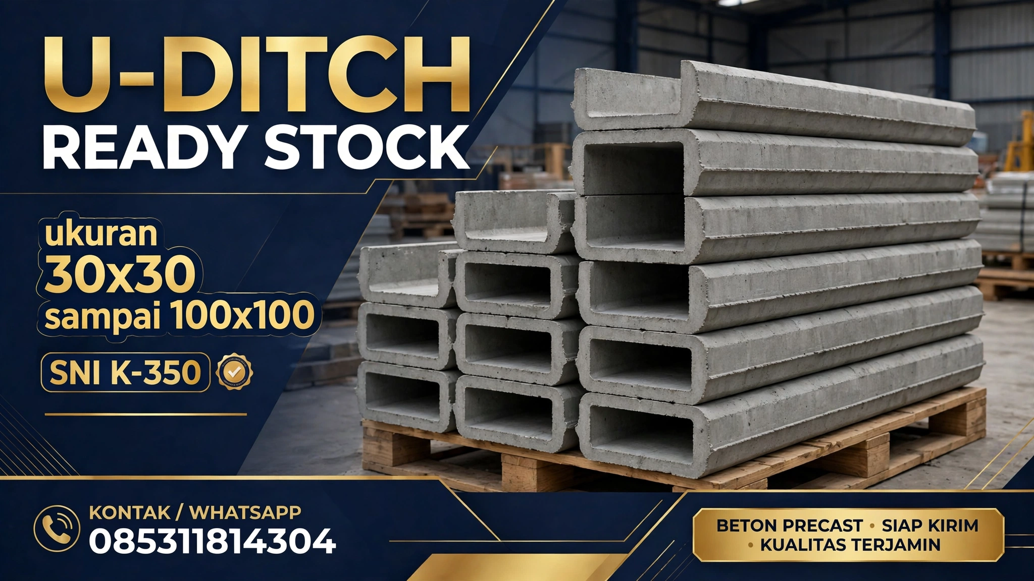 U-DITCH BETON Proyek